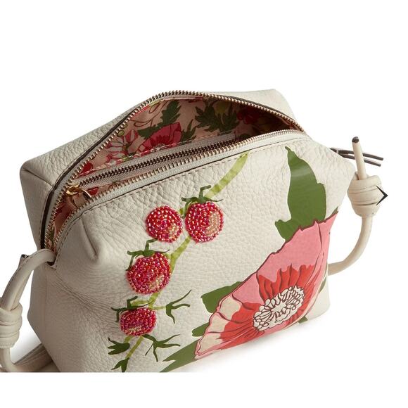 NWT Vera Bradley Blake crossbody Meadow Bouquet Cottage Cream bag - Picture 11 of 11